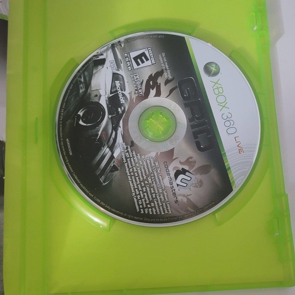GRID (Xbox 360, 2008) Complete w/ Manual in Original Box CIB, TESTED - Picture 4 of 4